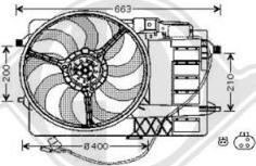 Diederichs DCL1041 - Ventilators, Motora dzesēšanas sistēma autodraugiem.lv