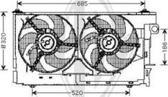 Diederichs DCL1066 - Ventilators, Motora dzesēšanas sistēma autodraugiem.lv