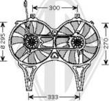 Diederichs DCL1017 - Ventilators, Gaisa kond. sistēmas kondensators autodraugiem.lv