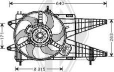 Diederichs DCL1085 - Ventilators, Motora dzesēšanas sistēma autodraugiem.lv