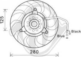 Diederichs DCL1035 - Ventilators, Motora dzesēšanas sistēma autodraugiem.lv