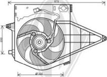 Diederichs DCL1079 - Ventilators, Motora dzesēšanas sistēma autodraugiem.lv