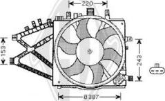 Diederichs DCL1159 - Ventilators, Motora dzesēšanas sistēma autodraugiem.lv