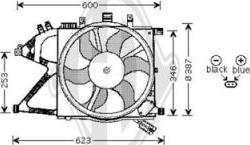 Diederichs DCL1156 - Ventilators, Motora dzesēšanas sistēma autodraugiem.lv