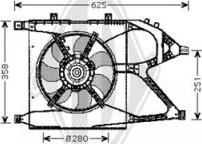 Diederichs DCL1157 - Ventilators, Motora dzesēšanas sistēma autodraugiem.lv