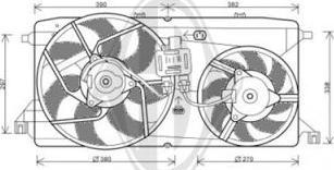 Diederichs DCL1132 - Ventilators, Motora dzesēšanas sistēma autodraugiem.lv