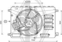 Diederichs DCL1125 - Ventilators, Motora dzesēšanas sistēma autodraugiem.lv