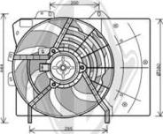 Diederichs DCL1171 - Ventilators, Motora dzesēšanas sistēma autodraugiem.lv
