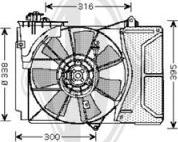 Diederichs DCL1204 - Ventilators, Motora dzesēšanas sistēma autodraugiem.lv