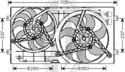 Diederichs DCL1281 - Ventilators, Motora dzesēšanas sistēma autodraugiem.lv