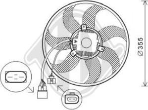 Diederichs DCL1238 - Ventilators, Motora dzesēšanas sistēma autodraugiem.lv