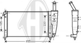 Diederichs DCM1946 - Radiators, Motora dzesēšanas sistēma autodraugiem.lv