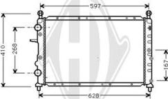 Diederichs DCM1985 - Radiators, Motora dzesēšanas sistēma autodraugiem.lv