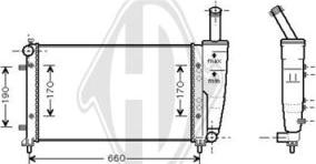 Diederichs DCM1972 - Radiators, Motora dzesēšanas sistēma autodraugiem.lv