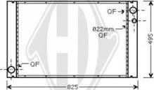 Diederichs DCM1488 - Radiators, Motora dzesēšanas sistēma autodraugiem.lv