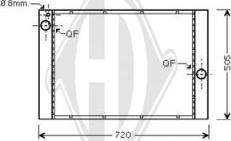 Diederichs DCM1592 - Radiators, Motora dzesēšanas sistēma autodraugiem.lv