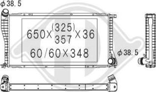 Diederichs DCM1556 - Radiators, Motora dzesēšanas sistēma autodraugiem.lv