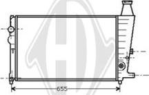 Diederichs DCM1648 - Radiators, Motora dzesēšanas sistēma autodraugiem.lv