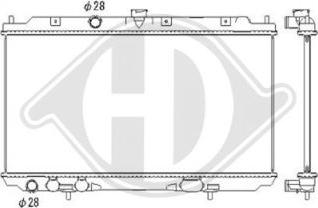 Diederichs DCM1831 - Radiators, Motora dzesēšanas sistēma autodraugiem.lv