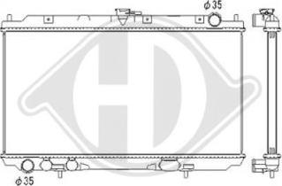 Diederichs DCM1826 - Radiators, Motora dzesēšanas sistēma autodraugiem.lv