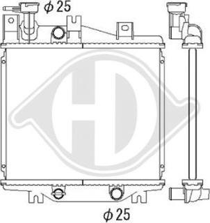Diederichs DCM1741 - Radiators, Motora dzesēšanas sistēma autodraugiem.lv
