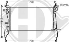 Diederichs DCM1739 - Radiators, Motora dzesēšanas sistēma autodraugiem.lv