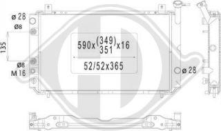 Diederichs DCM1778 - Radiators, Motora dzesēšanas sistēma autodraugiem.lv