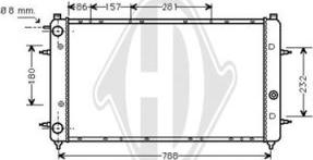 Diederichs DCM3410 - Radiators, Motora dzesēšanas sistēma autodraugiem.lv