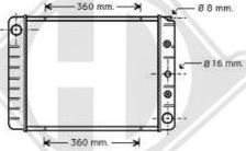 Diederichs DCM3481 - Radiators, Motora dzesēšanas sistēma autodraugiem.lv