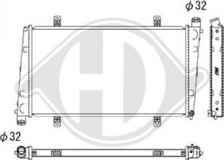 Diederichs DCM3487 - Radiators, Motora dzesēšanas sistēma autodraugiem.lv