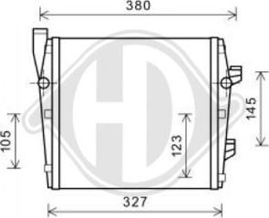 Diederichs DCM3558 - Radiators, Motora dzesēšanas sistēma autodraugiem.lv