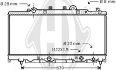 Diederichs DCM3537 - Radiators, Motora dzesēšanas sistēma autodraugiem.lv