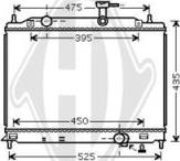 Diederichs DCM3692 - Radiators, Motora dzesēšanas sistēma autodraugiem.lv