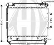 Diederichs DCM3096 - Radiators, Motora dzesēšanas sistēma autodraugiem.lv