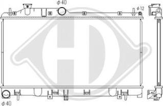 Diederichs DCM3044 - Radiators, Motora dzesēšanas sistēma autodraugiem.lv