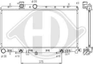 Diederichs DCM3040 - Radiators, Motora dzesēšanas sistēma autodraugiem.lv