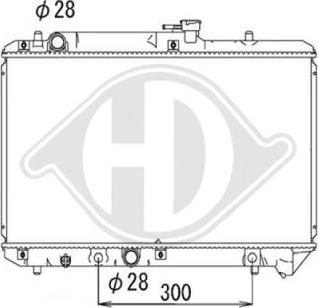 Diederichs DCM3081 - Radiators, Motora dzesēšanas sistēma autodraugiem.lv