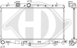 Diederichs DCM3034 - Radiators, Motora dzesēšanas sistēma autodraugiem.lv