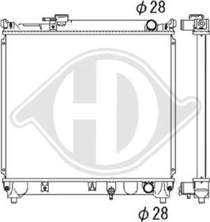 Diederichs DCM3071 - Radiators, Motora dzesēšanas sistēma autodraugiem.lv