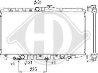 Diederichs DCM3145 - Radiators, Motora dzesēšanas sistēma autodraugiem.lv