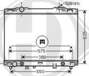 Diederichs DCM3810 - Radiators, Motora dzesēšanas sistēma autodraugiem.lv