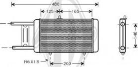 Diederichs DCM3836 - Radiators, Motora dzesēšanas sistēma autodraugiem.lv