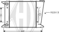 Diederichs DCM3354 - Radiators, Motora dzesēšanas sistēma autodraugiem.lv