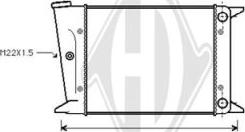 Diederichs DCM3357 - Radiators, Motora dzesēšanas sistēma autodraugiem.lv