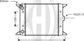 Diederichs DCM3364 - Radiators, Motora dzesēšanas sistēma autodraugiem.lv