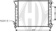 Diederichs DCM3388 - Radiators, Motora dzesēšanas sistēma autodraugiem.lv