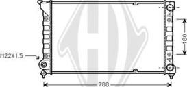 Diederichs DCM3387 - Radiators, Motora dzesēšanas sistēma autodraugiem.lv