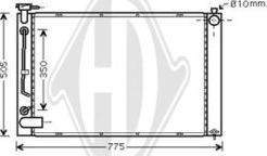 Diederichs DCM3263 - Radiators, Motora dzesēšanas sistēma autodraugiem.lv