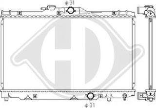 Diederichs DCM3215 - Radiators, Motora dzesēšanas sistēma autodraugiem.lv