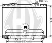 Diederichs DCM3797 - Radiators, Motora dzesēšanas sistēma autodraugiem.lv